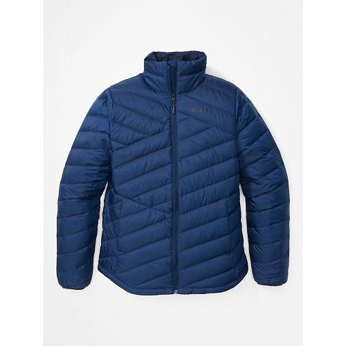 Marmot Highlander Jackets - Womens Down Jacket Navy CA3261459 Canada